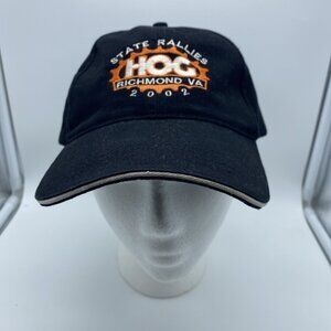 HOG State Rallies Richmond VA 2002 Baseball Hat Cap Strap-back Harley Davidson